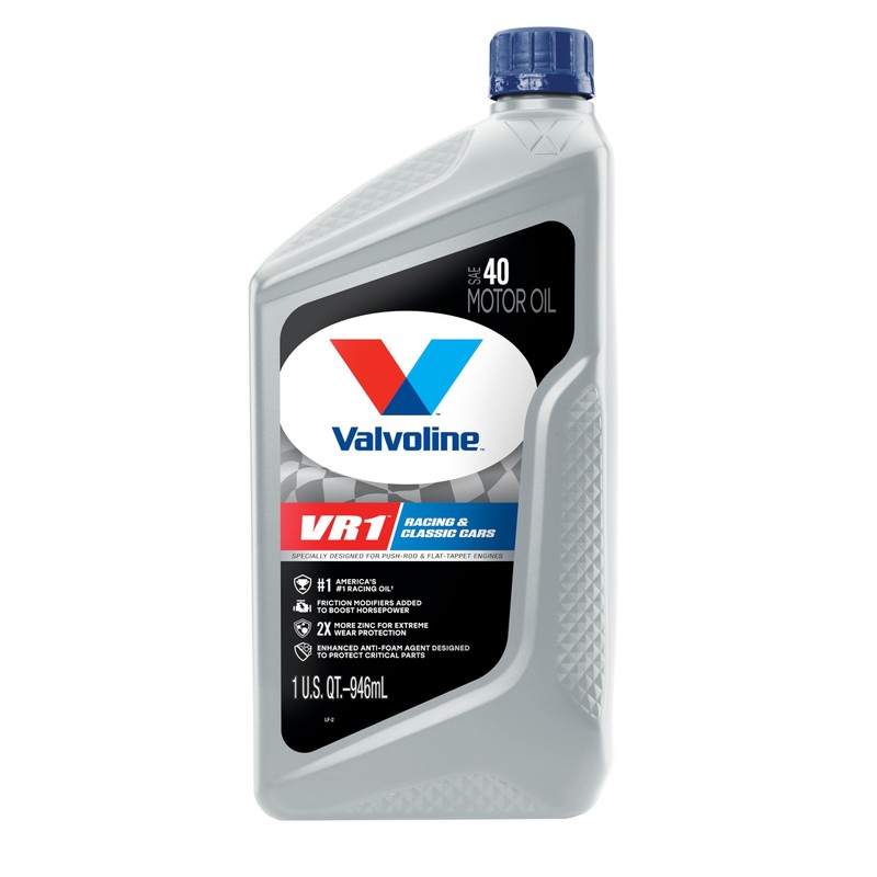 Valvoline VR1 Racing SAE 40 Motor Oil 1 QT, Case