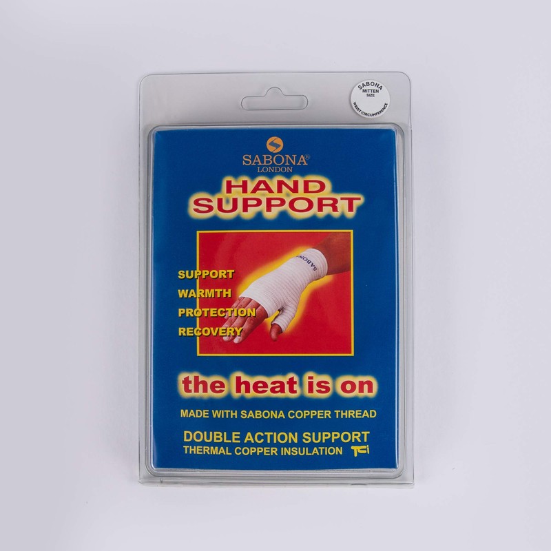 Sabona Hand Copper Compression Bandage for Men/Women - Arthritis Gloves