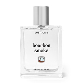 Just Juice Bourbon Smoke - Spicy, Warm Vanilla Perfume for Women and Men - Amber Perfume with Black Pepper, Cedar, Suede - 3.4 oz