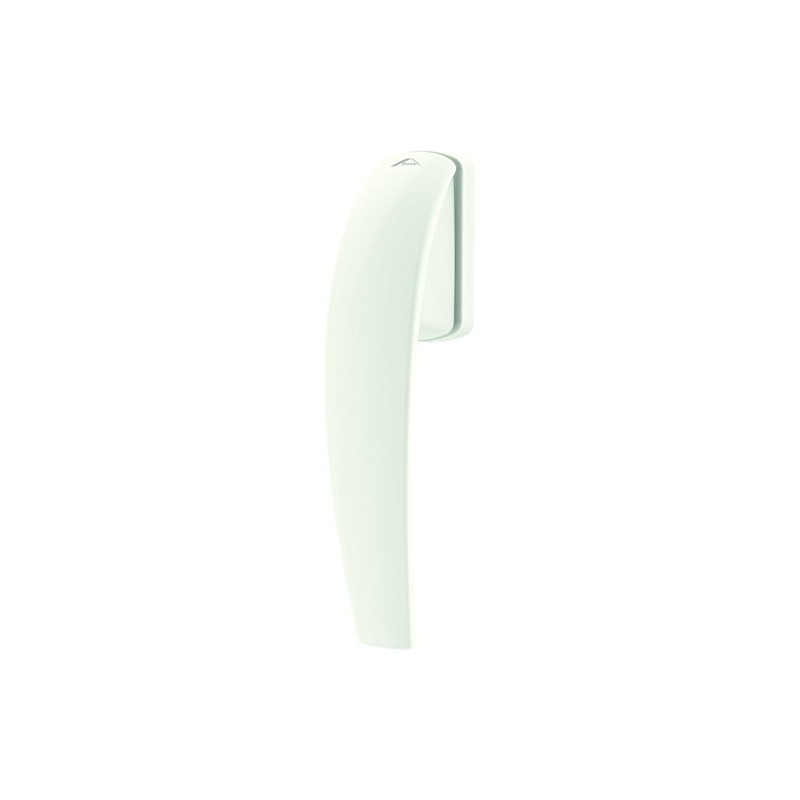 Window Handle Roto Swing Traffic White with Screws Square Pin
