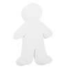 Angoily 20pcs People Pattern Cutouts Cardboard Paper Doll Cutouts for