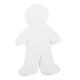 Angoily 20pcs People Pattern Cutouts Cardboard Paper Doll Cutouts for Boys and Girls' Art Decoration Crafts