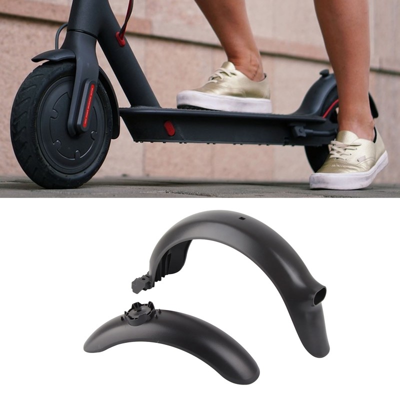 2 Pcs Electric Scooter Front Rear Wheel Mudguards ABS Fender