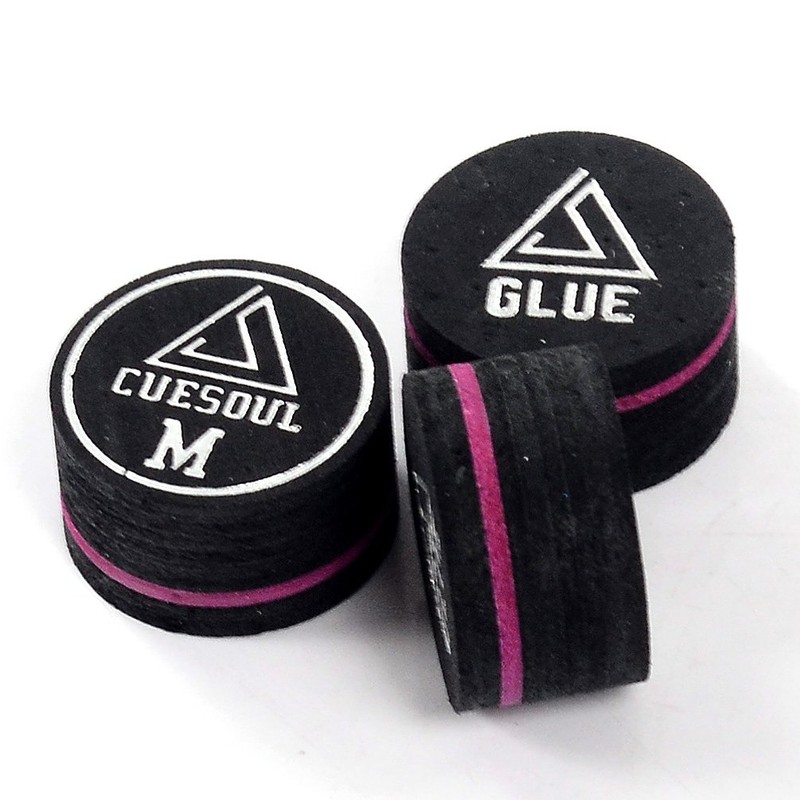 CUESOUL 5 Pieces 14mm 9 Layer Pool Cue Tips -