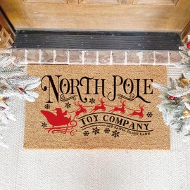 Christmas Stencils for Door Mats, Large Reusable Nativity Christmas Stencils for Painting on Wood Crafts Doormat Door Hanger Signs Holiday (long12)