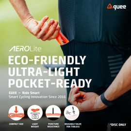 GUEE Aerolite TPU Inner Tubes, Ultra-Lightweight, Fits 700x20-32c Tires with 60/75mm Presta Valve, Smooth Rides and Eco-Friendly Innovation, Disc Only (Road) (Valve/ 75mm)