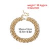 Chunky Gold Necklace for Women Punk Statement Necklaces Trendy Thick