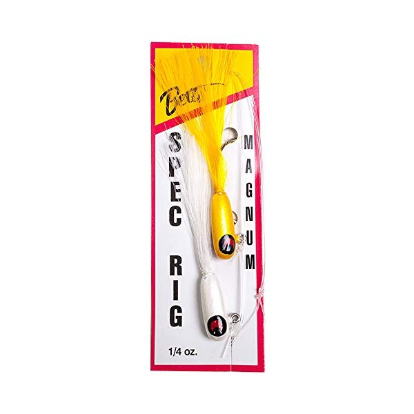 Betts 780-4-31 1/4-Ounce Magnum Spec Rig, Yellow and White Finishes