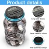 OFKP 1.8L Digital Coin Bank, Coin Counting Jar with LCD