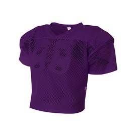 Adult Purple Medium Football Poly/Mesh All Porthole Practice Jersey