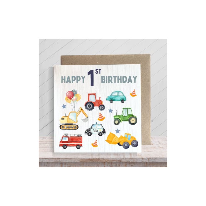 Second Ave 1st Birthday Age 1 Children's Kids Baby Tractor