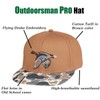 EDTREK Performance Outdoorsman Snapback Truck Hat with Flat Brim -