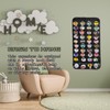 Monciysn 2 Pack Hanging Sticker Display, Double-Sided 80 Pockets Wall