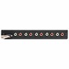 Autotek 4-Band Audio Equalizer with Built-in 2-Way Crossover, 9 Volts,