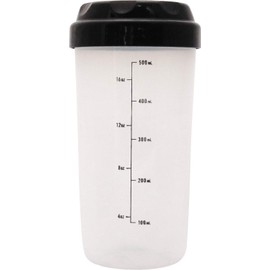 Kokubo Kogyo KH-074 Protein Shaker, Black, 16.9 fl oz (500 ml)