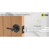 HANDLEZONE® Linear Bar Designer Bathroom Toilet Door Thumb Turn and