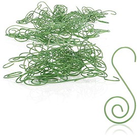 com-four® 200 x Hooks for Christmas Tree Decorations - Christmas Tree Hooks - Double Hooks for Christmas Tree Decoration - Perfect for Decorative Pendants