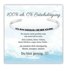 Gifts for Women Sister Best Friend - Bracelet Damrn Motivational Gifts Positive Gifts Bangle - Inspirational Engraved Adjustable Band Cuff Bracelet 925 Silver Bracelet