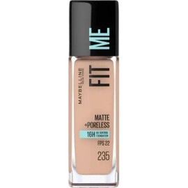Base Fit Me Matte  Poreless 128 Warm Nude Maybelline                                                                                                  