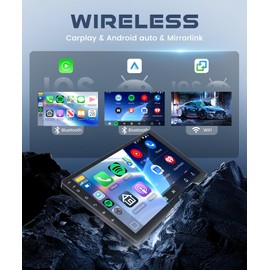 Rimoody 4G+64G Android Car Stereo Radio for Ford Expedition 2007-2014 (Manual A/C) with Wireless Carplay Android Auto, 9'' Touchscreen Head Unit GPS Bluetooth 5G-WiFi FM/RDS EQ-32 Backup Camera SWC