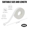 4 Rolls Zinc Oxide Tape 1.25cm x 10m Breathable Strapping