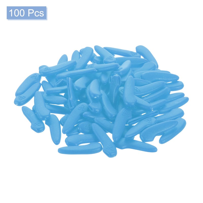uxcell 100Pcs Blade Knife Tip Protector Cover Plastic Knife Guard