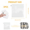 3PCS Brew Bags Reusable 46x40cm, Straining Bag with Fine Mesh