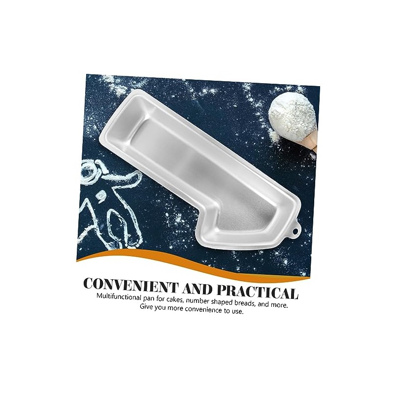 Aluminium Cake Mould with 3D Numbers for Birthday Parties Cake