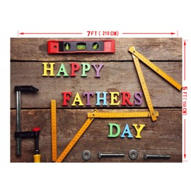 CYLYH 7x5ft Father's Day Photography Backdrop Portrait Photography Backdrops Family Photography Background Props for Studio D169