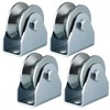 Skelang 2.5" V Groove Caster, Sliding Gate Wheel, Rigid Caster