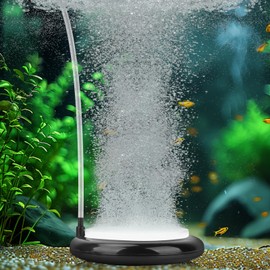 hygger hygger Aquarium Air Stone, Aquarium Aerator (Black)