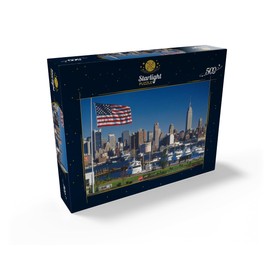 MyPuzzle View Over The Hudson to Manhattan, New York City, New York, USA - Premium 500 Piece Jigsaw Puzzle for Adults