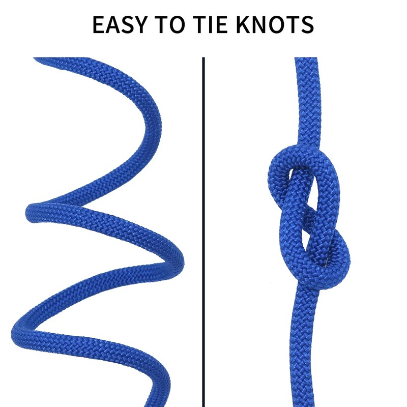 NewDoar CE & UIAA Certificated 18KN Static Climbing Rope 10mm