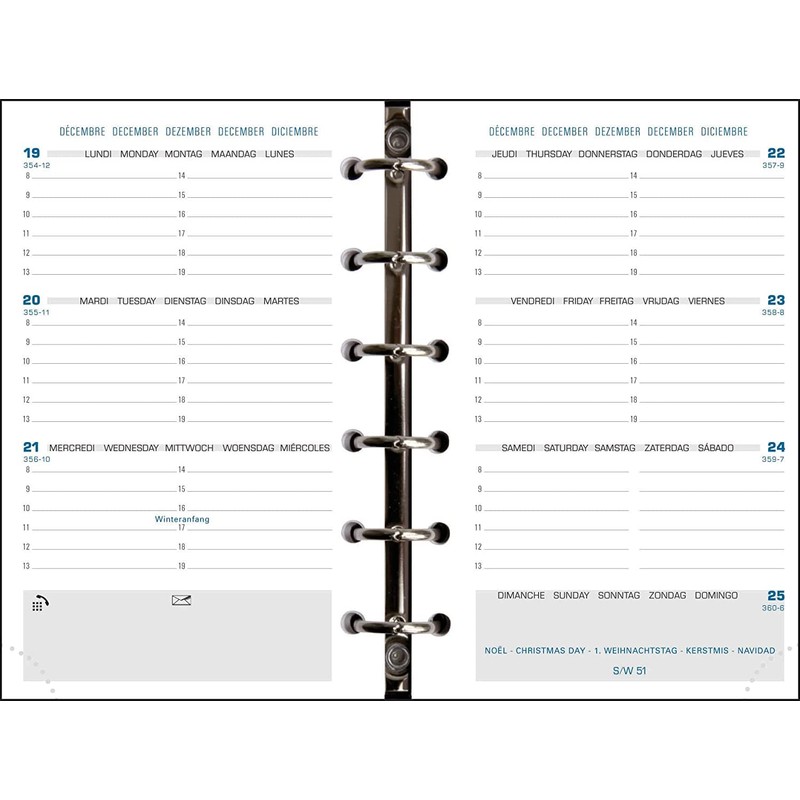 Exacompta 14212E refill Organizer for Exatime 14 weekly vintage 2