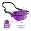 4Monster Hiking Waist Packs Portable,Water Resistant Fanny Bag with Adjustable