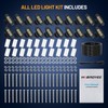 Hobaoyee 20Pods Pure White Rock Lights 36 LEDs SMD Chips