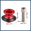 INFINAUTO 1pair 10mm M10x1.5 Red Motorcycle Swing Arm Spools for