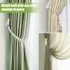 Curtain Hold backs,4 Pack Metal Curtain Tiebacks Hooks Wall Mounted