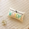 Ogiselestyle Every Bunny Welcome Easter Lumbar Pillow Cover 12 x