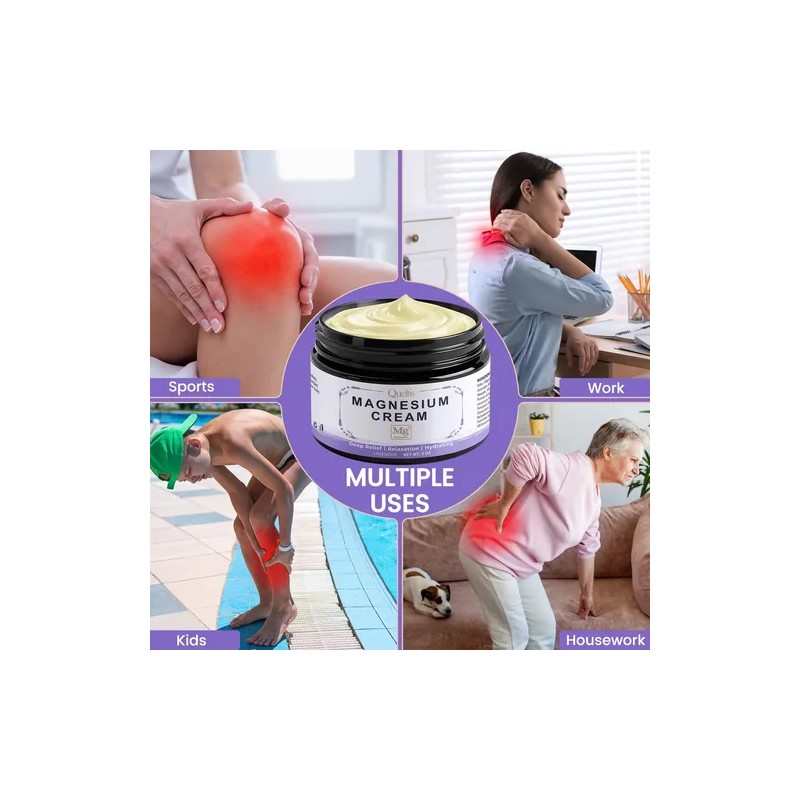 Queltis Magnesium Cream Lavanda 5 Oz Crema Topica Piel Suave