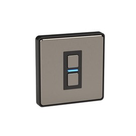 Lightwave LP21MK2 Smart Dimmer with Energy Monitoring, 1 Gang, Stainless Steel - Works with Alexa, Google Assistant, HomeKit. iOS & Android Compatible