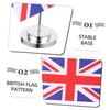 NUOBESTY Mini British Table Flag UK Table Flag British Table