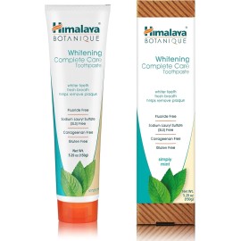 Himalaya Botanique Complete Care Whitening Toothpaste, Simply Mint, 5.29 oz
