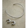 VingTAINE C3350 Neck Cuff Choker Necklace, Metal, Simple, Casual, Adult,