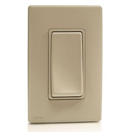 Leviton Renu Switch Kit 15 Amp, Single Pole, RE151-KCA, Café Latté