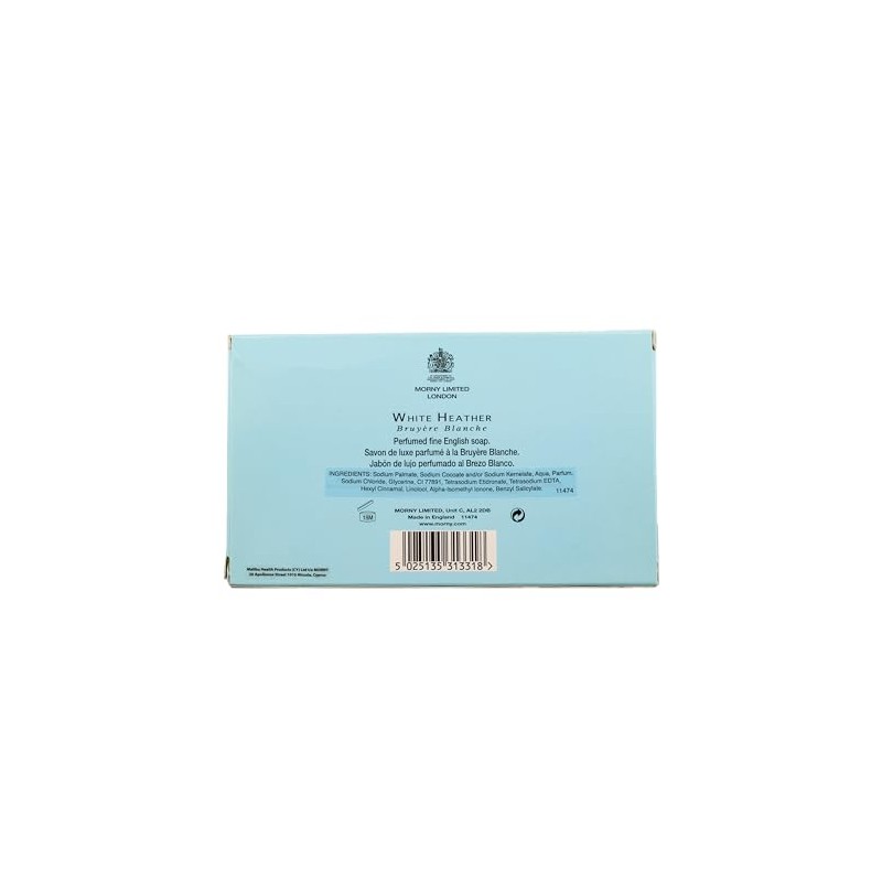 WHITE HEATHER FINE ENGLISH SOAP BY MORNY 100g*3
