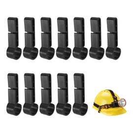 OAAO 12 Pieces of Helmet and Headlight Buckles, Headlight Buckle Fixed Anti-Slip Buckles, Plastic Headlight Hooks, Various Headlight and Helmet Accessories