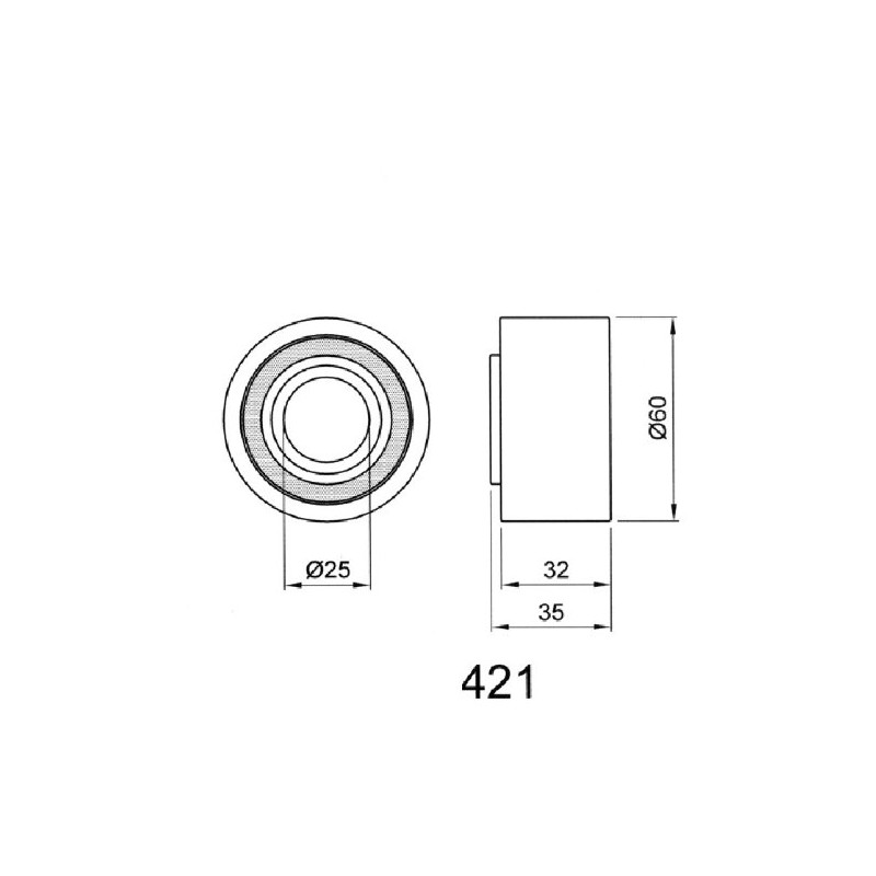 Japanparts BE-421 Riemenspanner, Zahnriemen