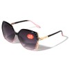 V.W.E. Women Oversized Rhinestones BIFOCAL Reading Sunglasses - Outdoor Reader