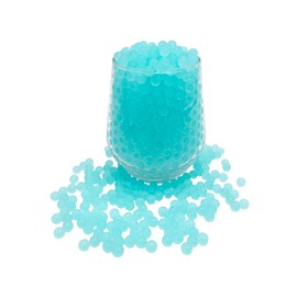 KONFEN Water Beads Gel Balls 20000 Pieces, Light Blue Water Beads 7-8 mm, Gel Beads Water Decorative Gel Balls Gel Beads Gel Balls for Flowers, Plants, Vase Filler and Decoration (Light Blue)